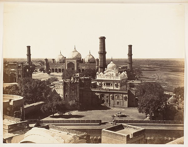 Unknown, [Runjeet Singh's Tomb and the Great Mosque at Lahore]