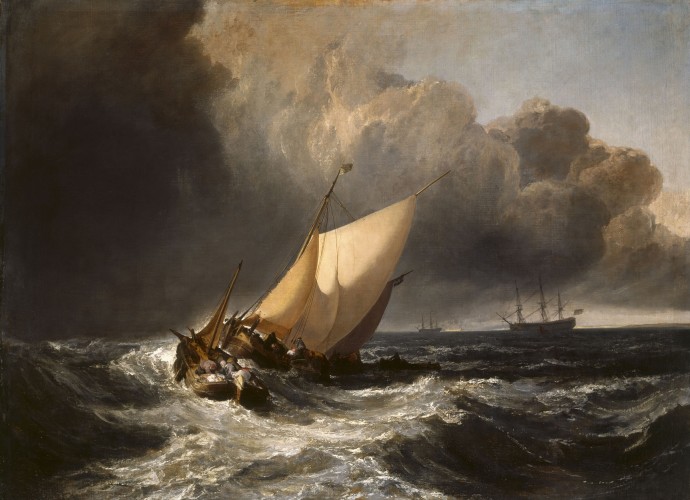J. M. W. Turner, Dutch Boats in a Gale