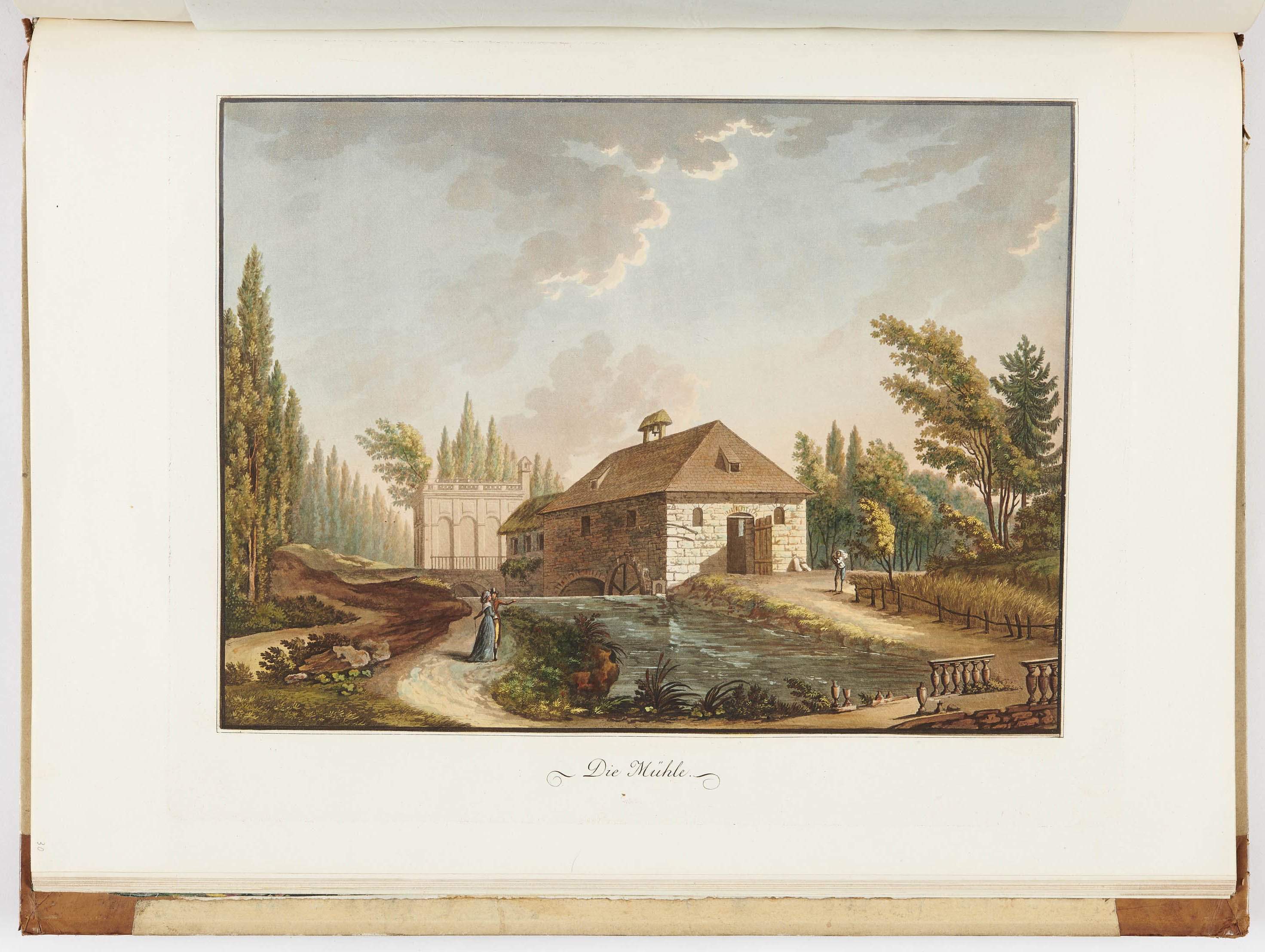 Johann Friedrich Frauenholz, "Die Mühle" in Hohenheim