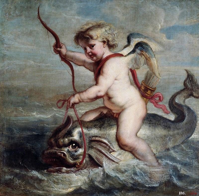 Peter Paul Rubens, Cupid on a dolphin