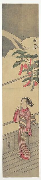 Suzuki Harunobu, The Seventh Month (Fumizuki)