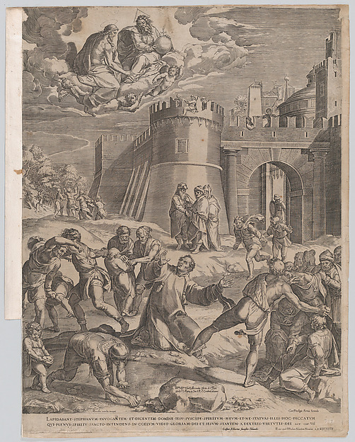 Cornelis Cort, The Martyrdom of St Stephen