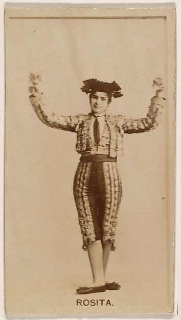 Kinney Brothers Tobacco Company, Rosita, from the Actresses series (N245) issued by Kinney Brothers to promote Sweet Caporal Cigarettes