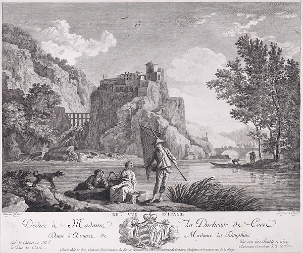 Joseph Vernet, XIIeme Vue d'Italie. Le Bas