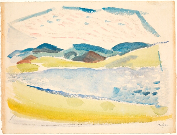 John Marin, New Hampshire Lake Mountains