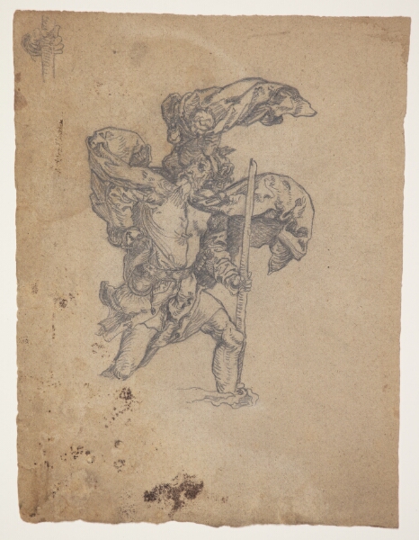 J.A. Jerichau (II), Studie efter Dürer: Den Hellige Christoforus I