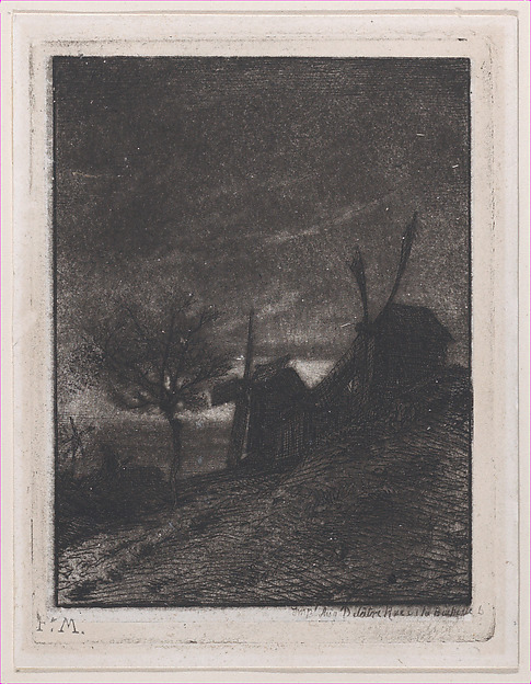 Charles Jacque, Mills at Montmartre