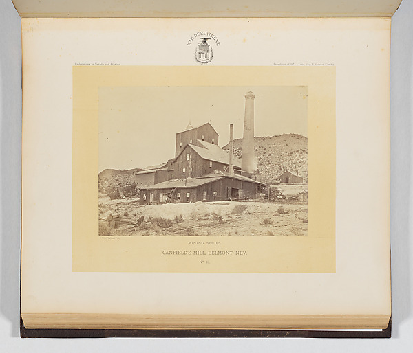 Timothy H. O'Sullivan, Canfield's Mill, Belmont, Nevada
