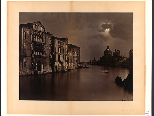 Carlo Naya, [Night View of the Grand Canal, Venice]
