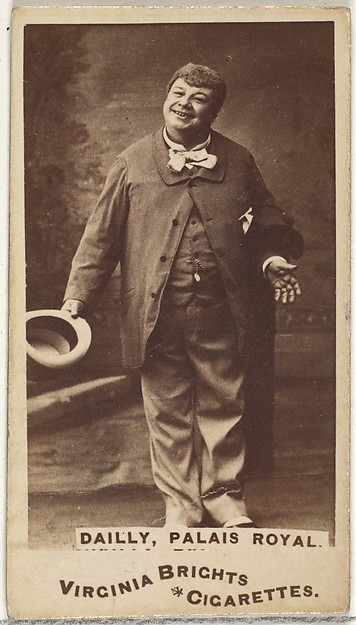 Allen & Ginter, Dailly, Palais Royal, from the Actors and Actresses series (N45, Type 1) for Virginia Brights Cigarettes