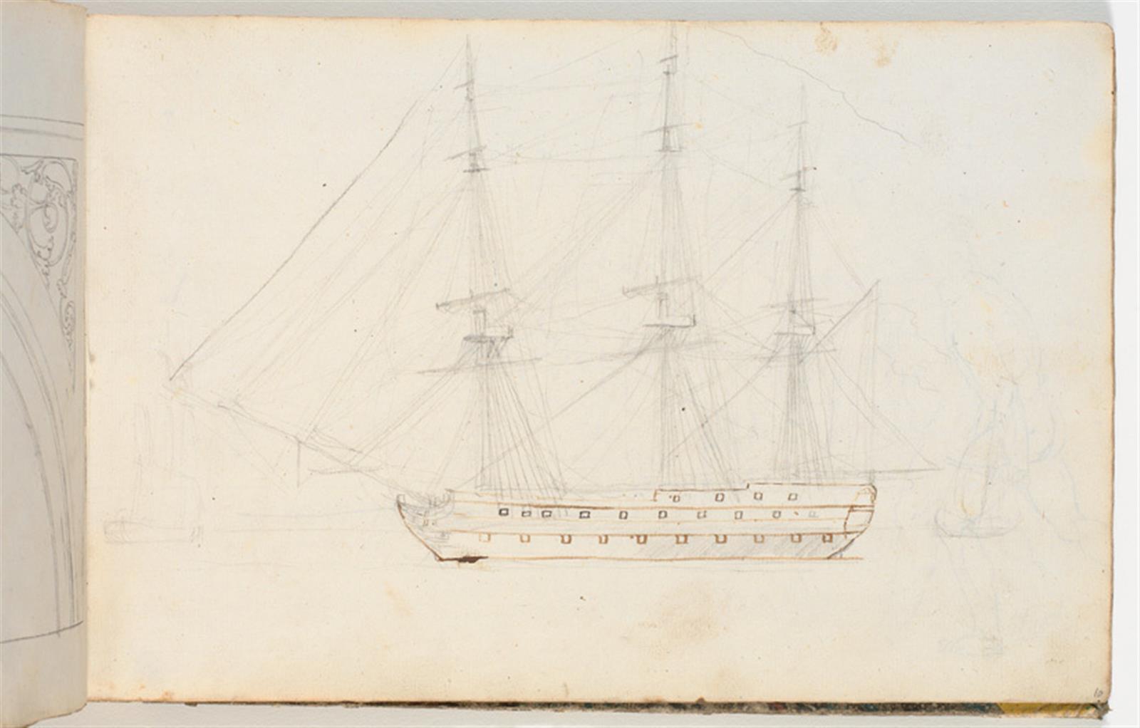 C.W. Eckersberg, Linjeskib