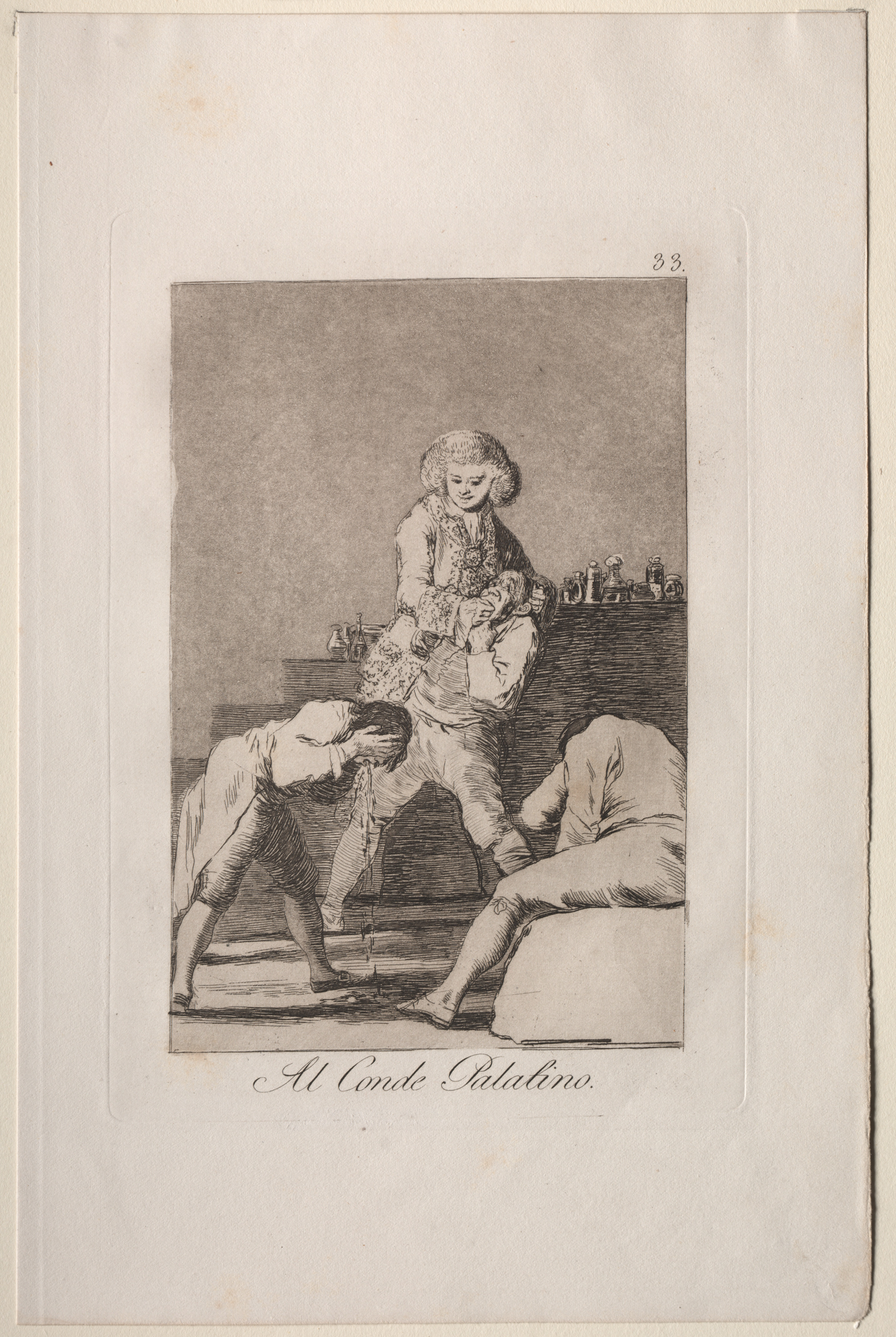 Francisco de Goya, To the Count Palatine, Plate 33