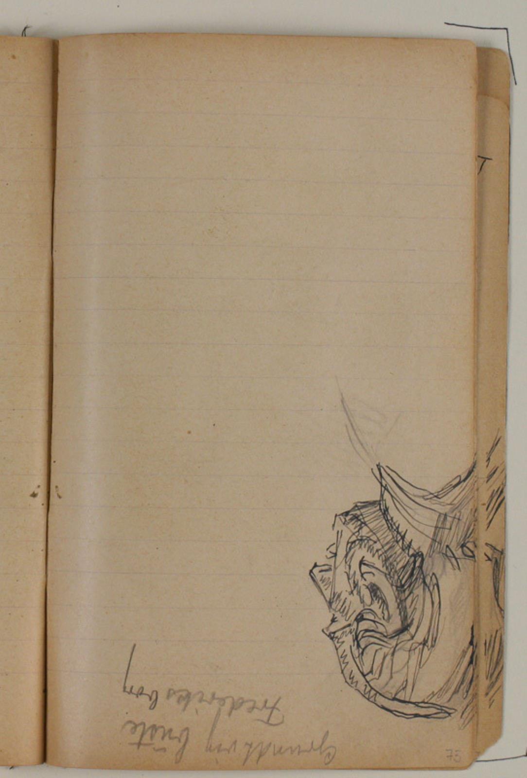 Niels Larsen Stevns, Studie af N.F.S Grundtvig efter Vilh. Bissens kopi (1909) af H.W. Bissens buste (1847). Kopien på Frederiksborg