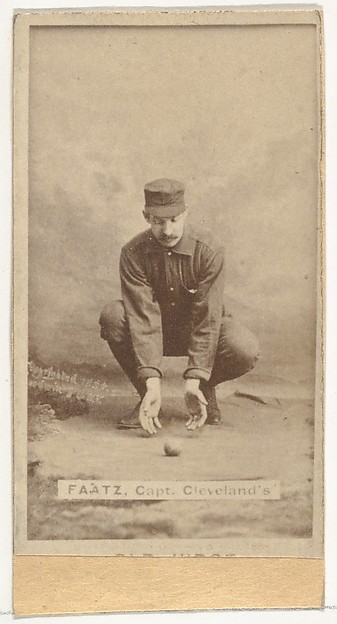 Goodwin & Company, Jayson S. "Jay" Faatz, Captain, Cleveland, from the Old Judge series (N172) for Old Judge Cigarettes