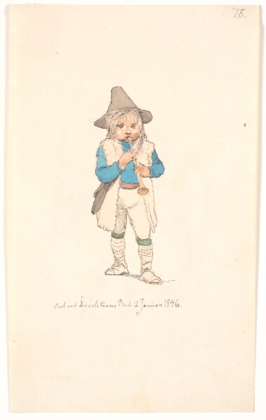 Johan Thomas Lundbye, Lille "pifferaro"