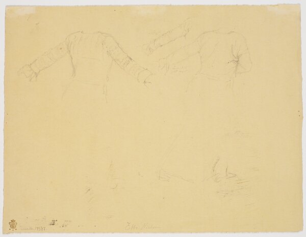Niels Skovgaard, Studier til maleriet "Trata", kvindedans i Megara fra 1923