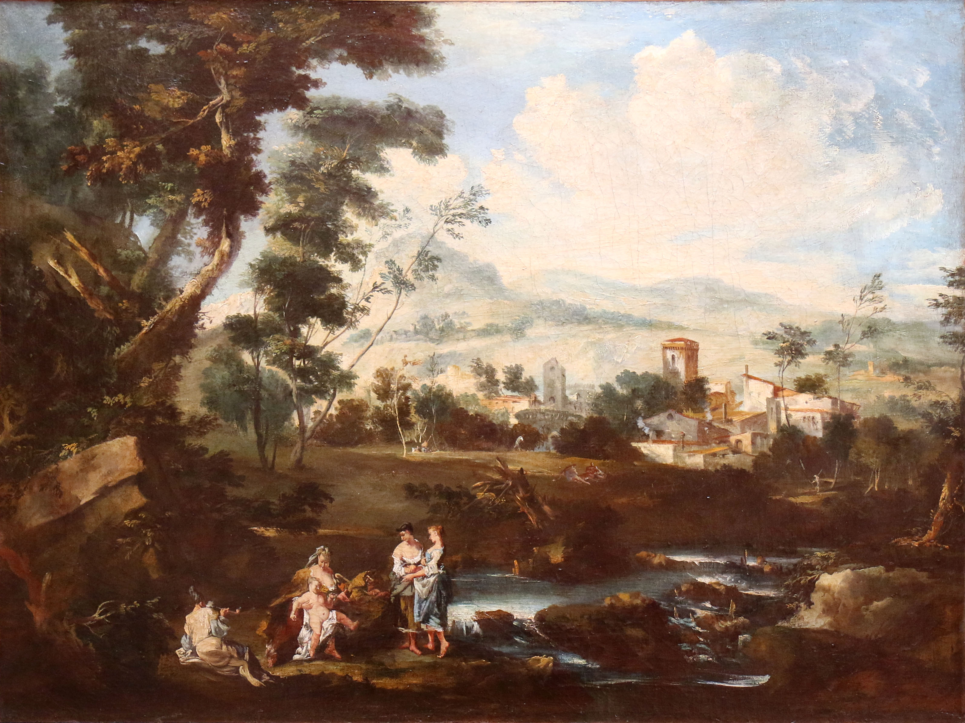 Francesco Zuccarelli, Rest on the bank of a brook