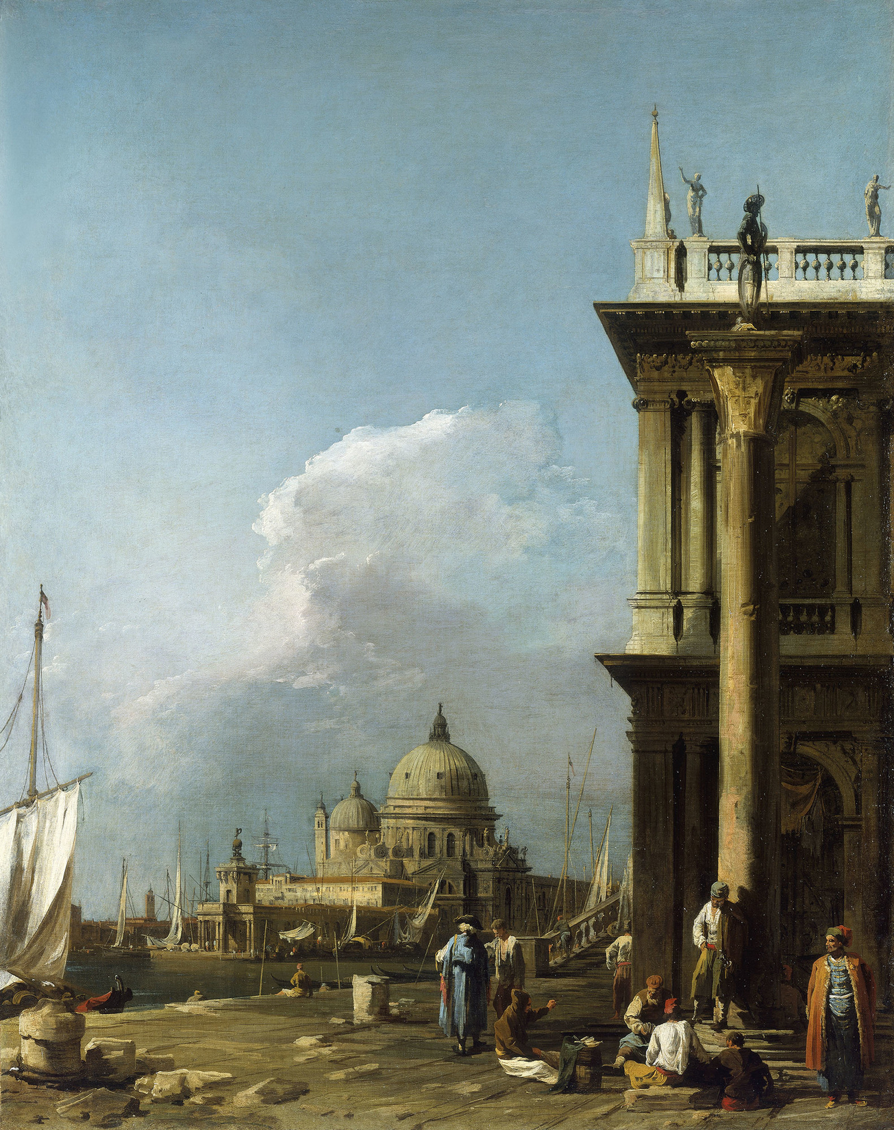 Canaletto, Venice: The Piazzetta towards Santa Maria della Salute