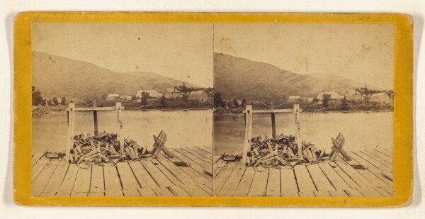 Edward and Henry T. Anthony & Co., Looking West from the Dock. [Lake George, N.Y.]