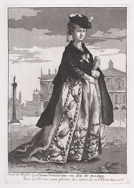 Giovanni David, The Venetian Woman, from "Divers Portraits"