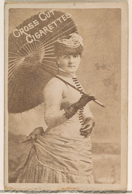 W. Duke, Sons & Co., Card Number 60, from the Actors and Actresses series (N145-1) issued by Duke Sons & Co. to promote Cross Cut Cigarettes