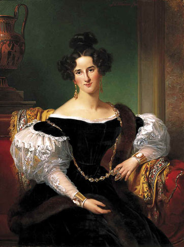 Jan Adam Kruseman, Portrait of Olga Emilie Sillem (1814-1899)