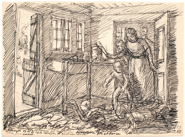 Fritz Syberg, Konen skreg...