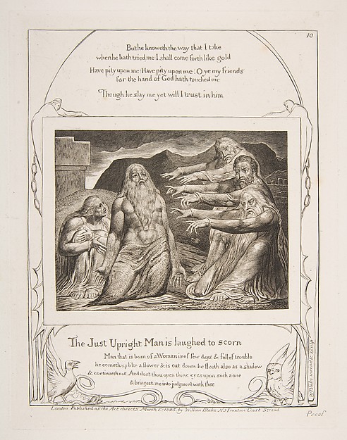William Blake, Job rebuked by his Friends