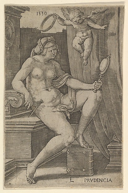 Lucas van Leyden, Prudence, from "The Seven Virtues"