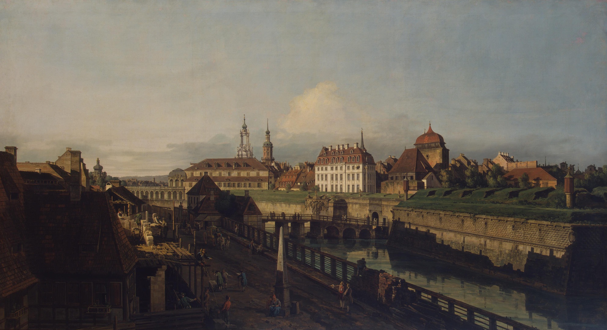 Bernardo Bellotto, Old Fortifications of Dresden