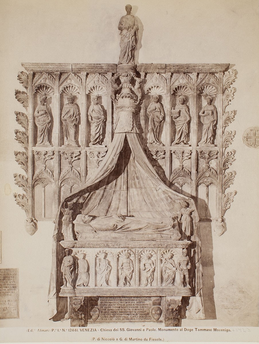 Fratelli Alinari, Kirche SS. Giovanni e Paolo, Grabmal des Dogen Tommaso Mocenigo, Venedig