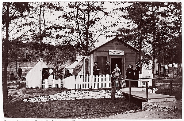 Unknown, Sanitary Commission Office. Convalescent Camp, Alexandria, Virginia