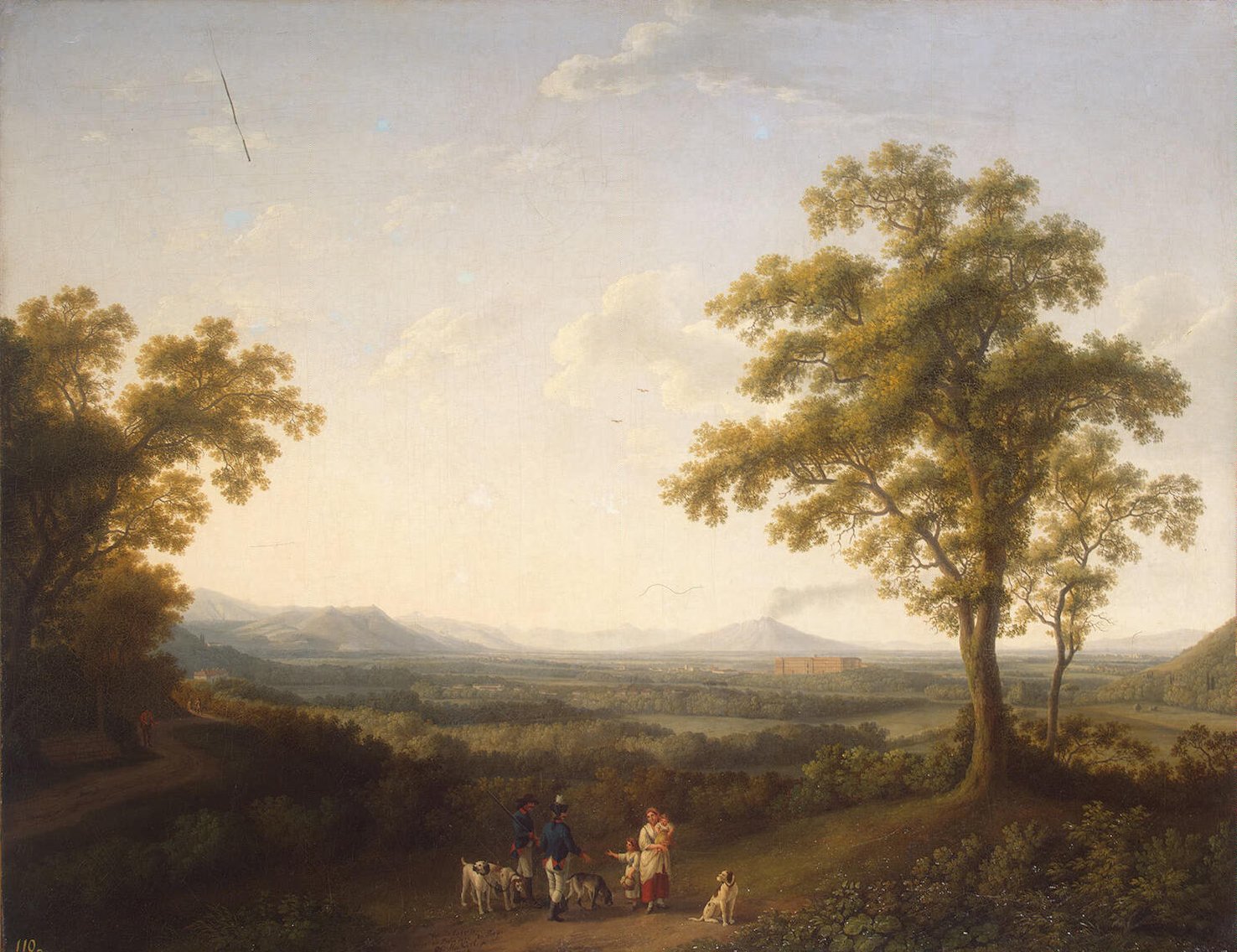 Jacob Philipp Hackert, View of Caserta