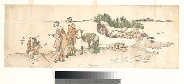 Katsushika Hokusai, Women in a Landscape