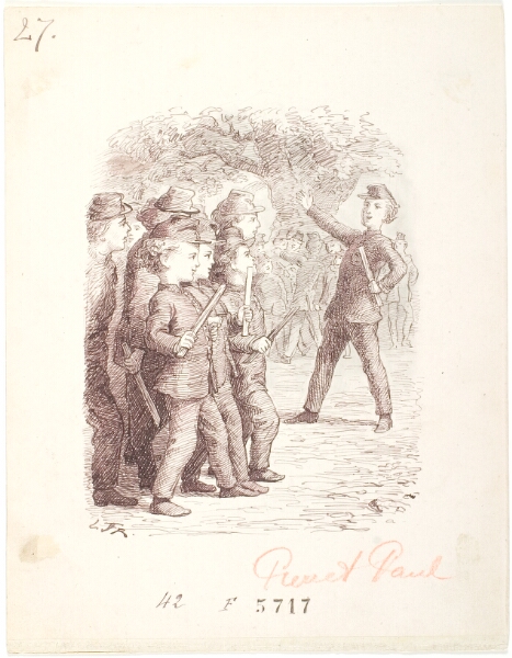 Lorenz Frølich, Soldaterleg. Pierre er kaptajn