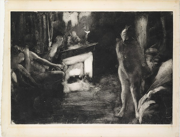 Edgar Degas, The Fireside