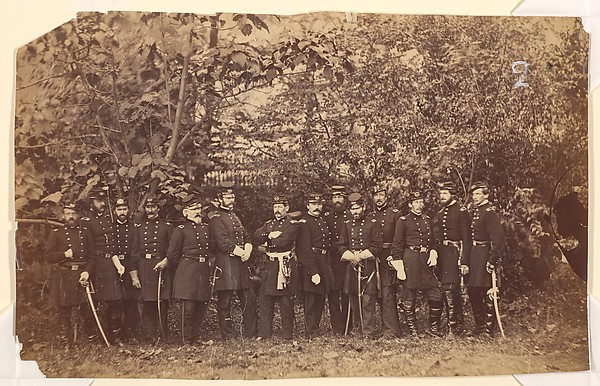 Alexander Gardner, General McClellan and Staff