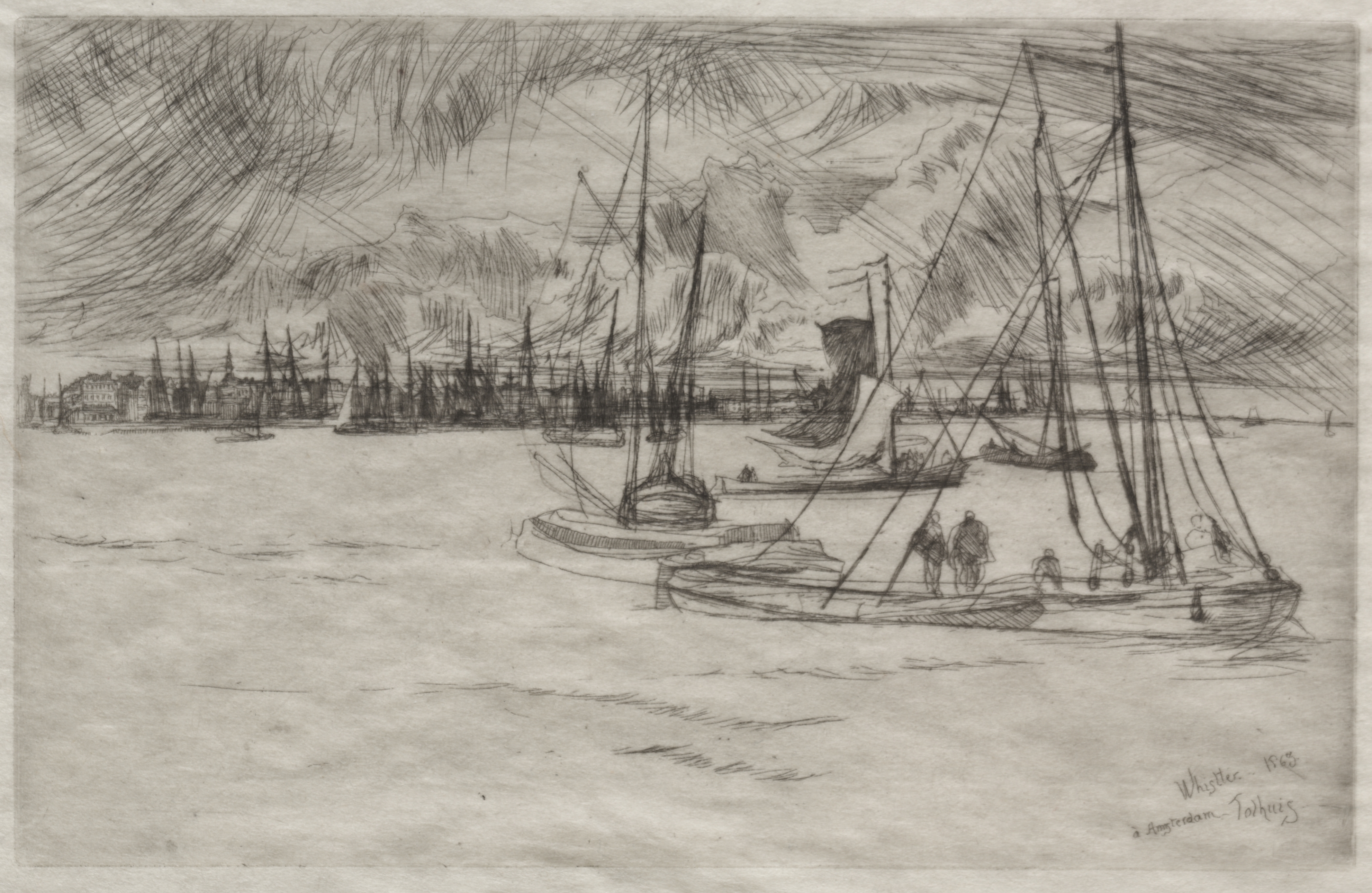 James McNeill Whistler, Amsterdam from the Tolhuis