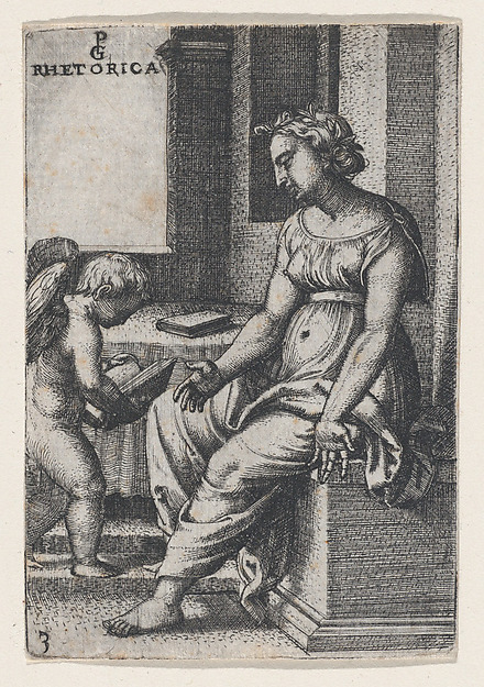 Georg Pencz, Rhetorica, from "The Liberal Arts"