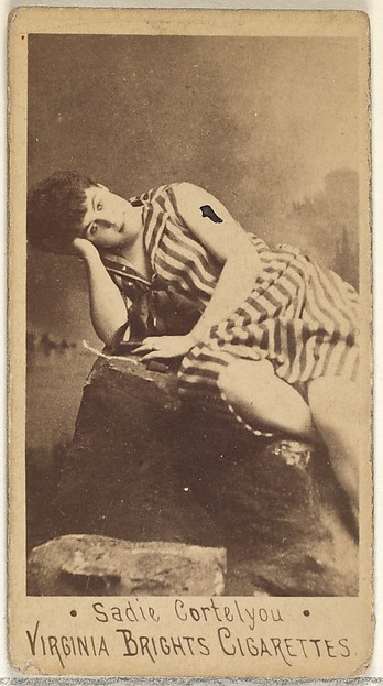 Allen & Ginter, Sadie Cortelyou, from the Actors and Actresses series (N45, Type 1) for Virginia Brights Cigarettes
