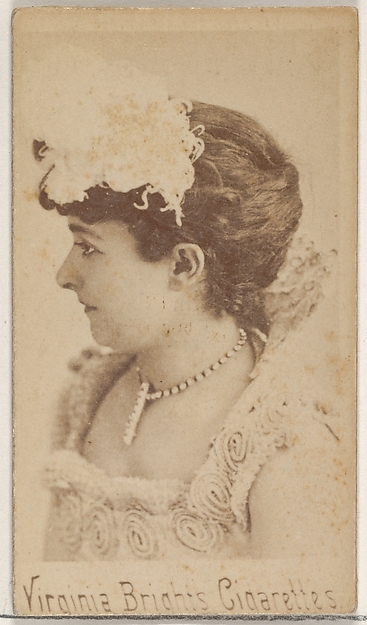 Allen & Ginter, From the Actors and Actresses series (N45, Type 5) for Virginia Brights Cigarettes