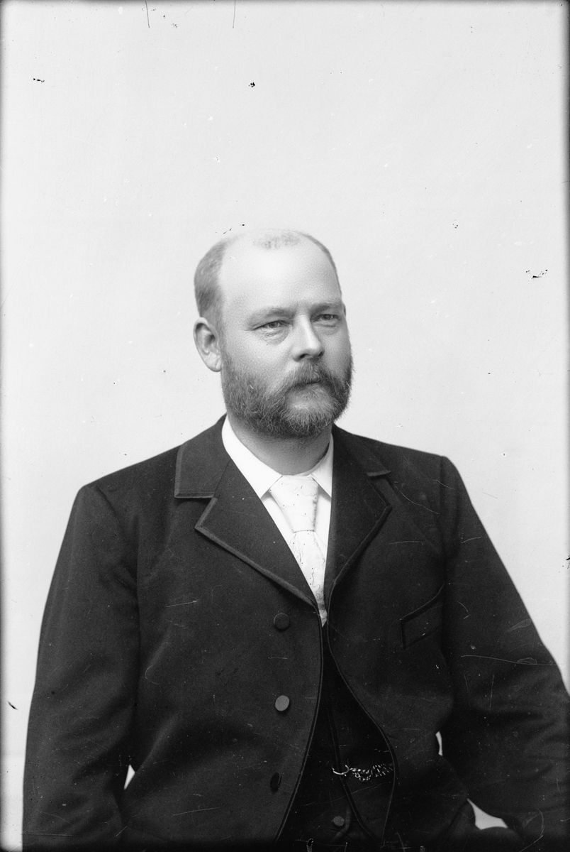 Skötsner-Edhlund, Ateljéporträtt - man, Östhammar, Uppland