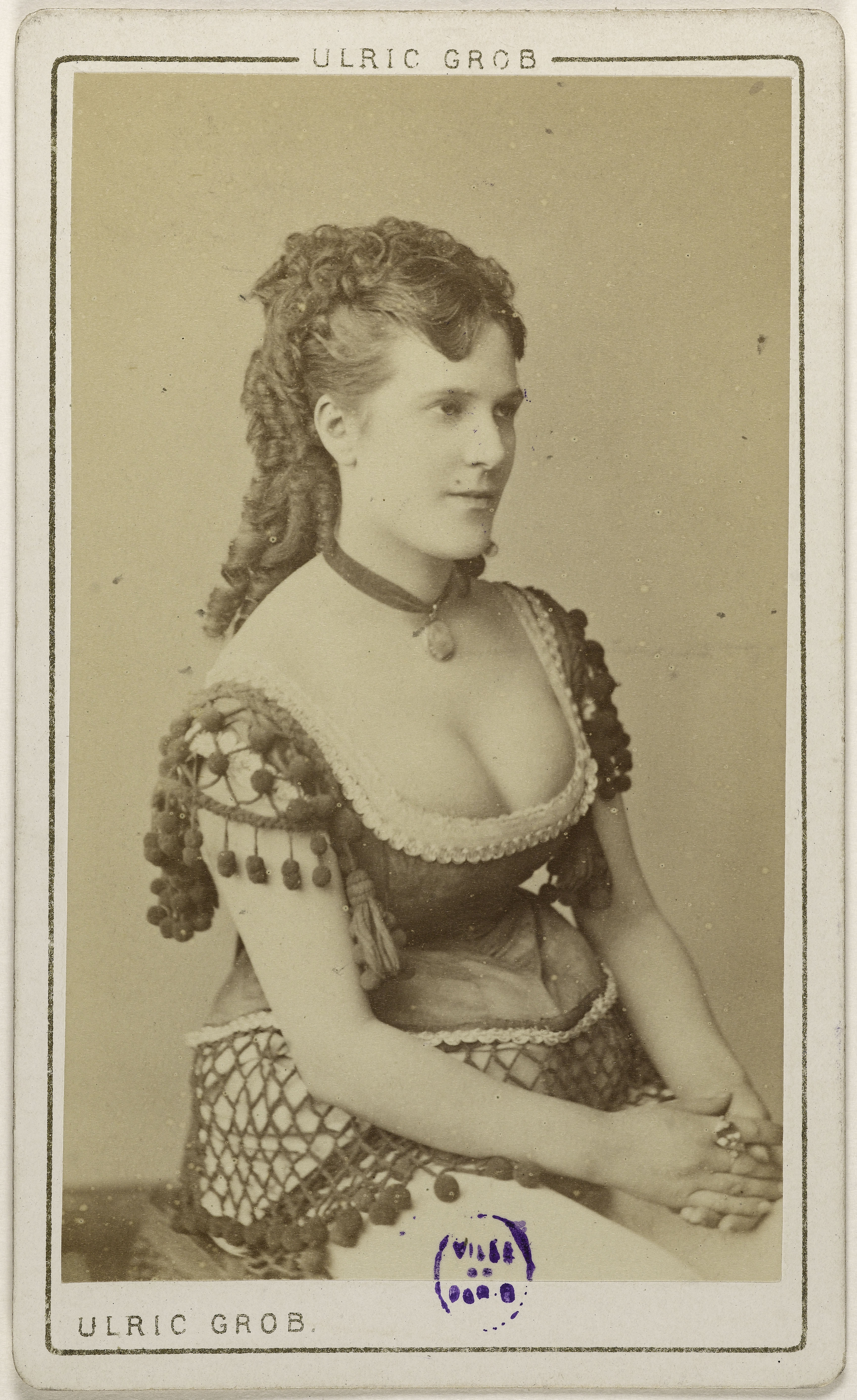 Ulric Grob, Portrait de Berthe, (actrice)