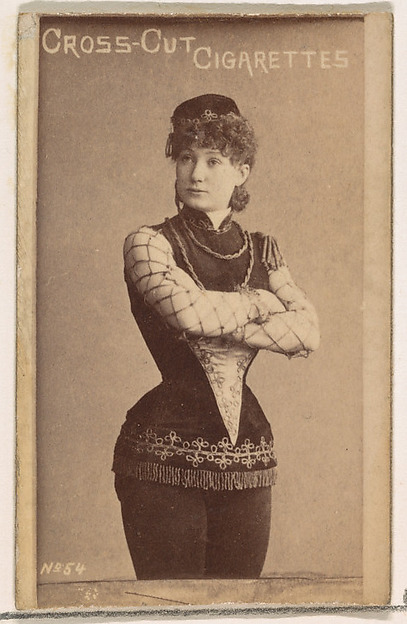 W. Duke, Sons & Co., Card Number 54, from the Actors and Actresses series (N145-1) issued by Duke Sons & Co. to promote Cross Cut Cigarettes