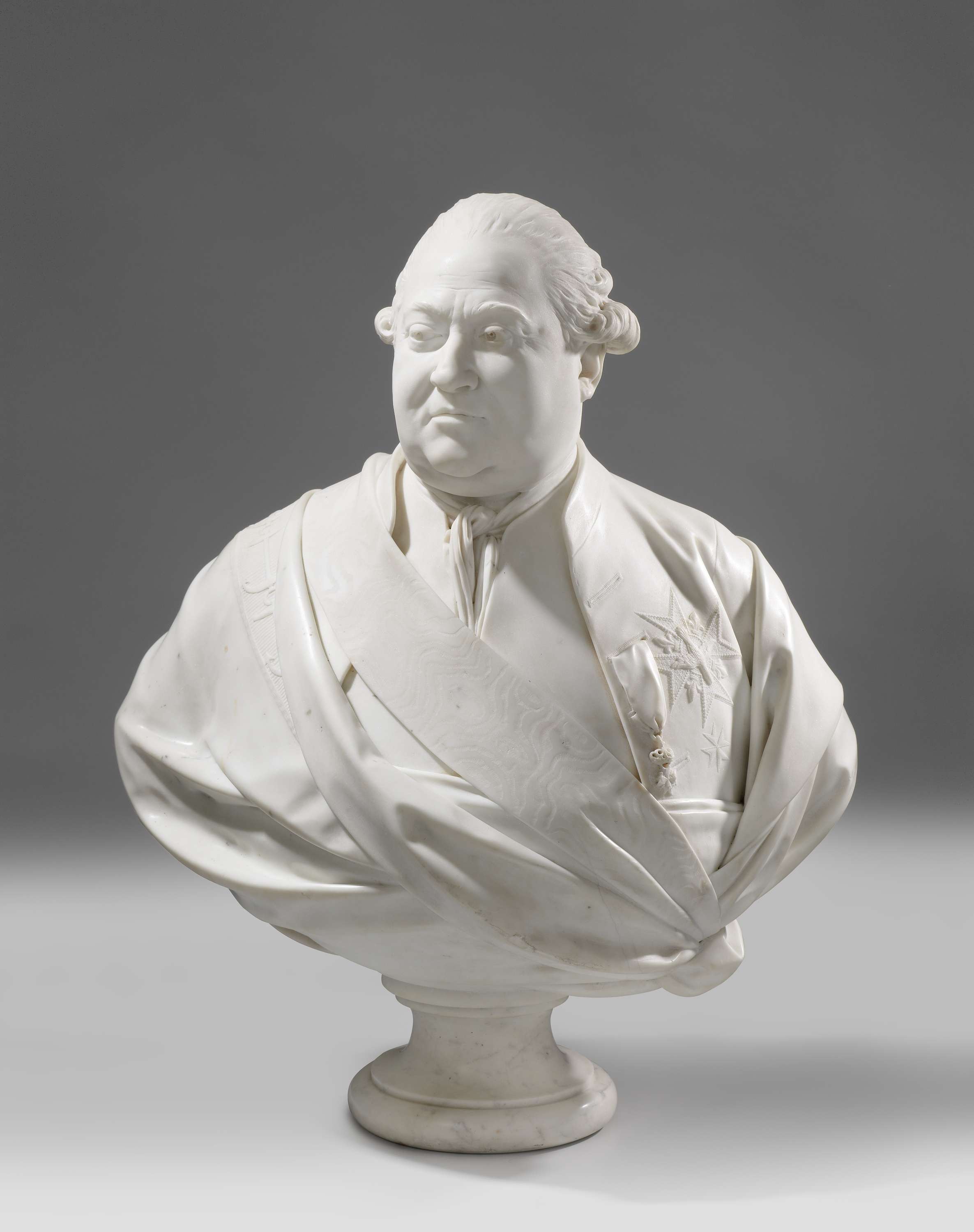 Jean-Antoine Houdon, Buste van Pierre-André de Suffren (1726- 1788)