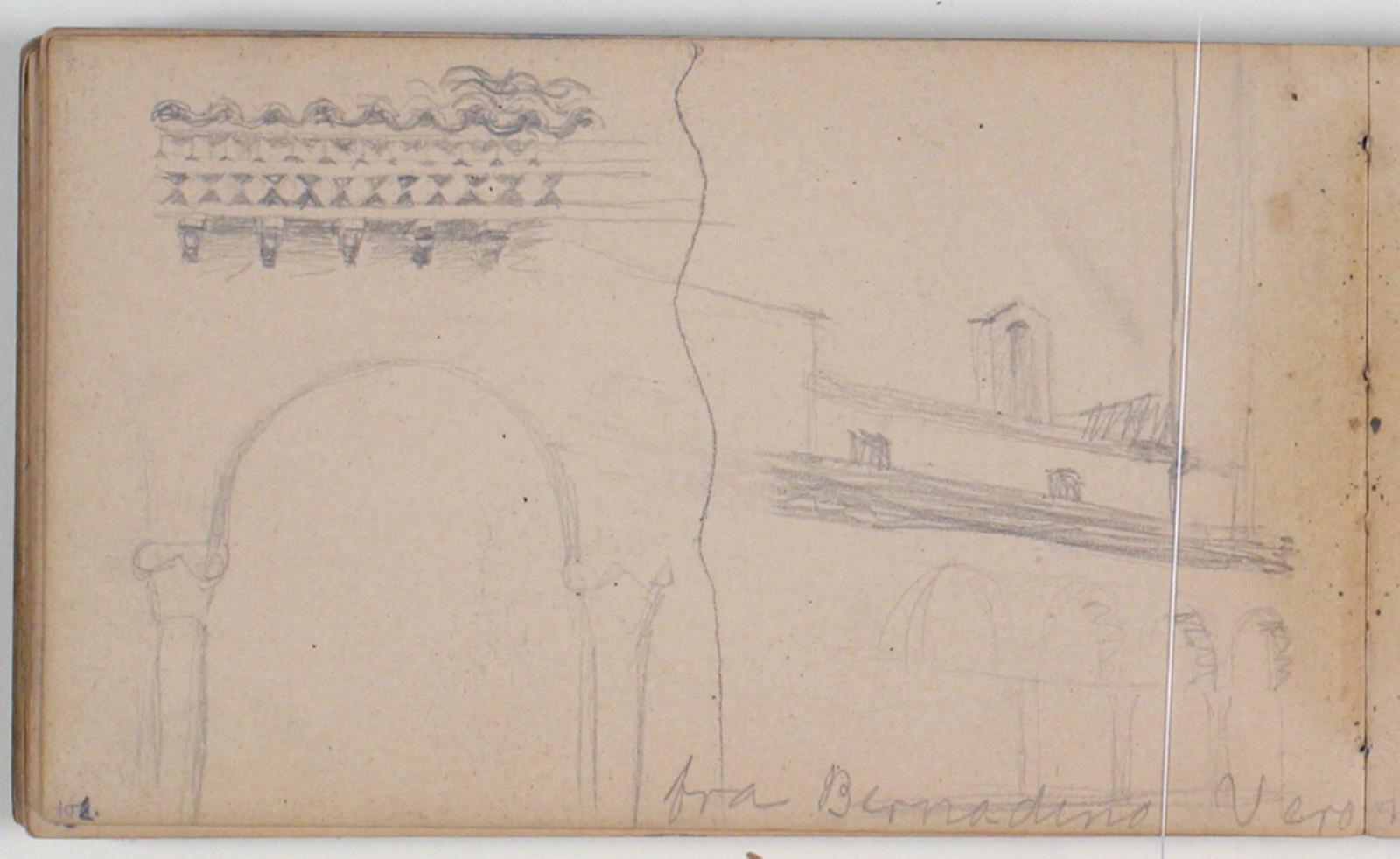 Niels Larsen Stevns, Eksteriør og detalje fra S. Bernadino, Verona