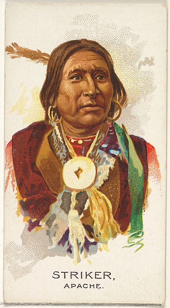 Allen & Ginter, Striker, Apache, from the American Indian Chiefs series (N2) for Allen & Ginter Cigarettes Brands