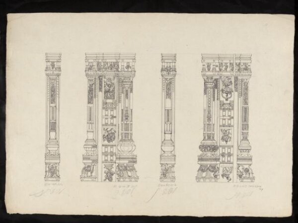 Unknown, Architectural drawing of Tirumala Nayak at Madura,