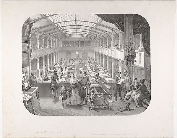 Victor Adam, Interior of Lemercier's Lithographic Printing House