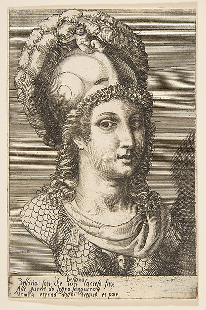 Giulio Bonasone, Bust of Bellona
